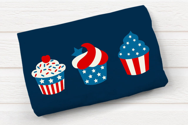 Patriotic Cupcakes SVG SVG Risa Rocks It 