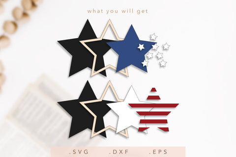 Patriotic Decoration SVG | Stars and Stripes SVG | Independence Day Decor SVG | American Flag SVG SVG Nanda Bayu 