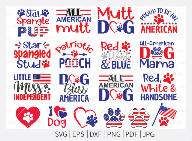 Patriotic Dog Bandanas svg, Dog Bandana Designs, Patriotic svg, 4th Of July svg, Dog Bandana svg, Dog svg Quotes, Dog Bandana Sayings svg SVG Dinvect 