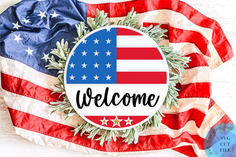 Patriotic Door Hanger SVG Bundle Door Hanger Bundle USA SVG Bundle 4th Of July Svg Bundle Independence Day Svg Bundle Memorial Day Svg SVG Whistlepig Designs 