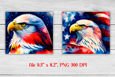 Patriotic eagle tumbler | 4th of july tumbler sublimation Sublimation Svetana Studio 