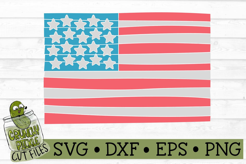 Patriotic Flag SVG File - So Fontsy