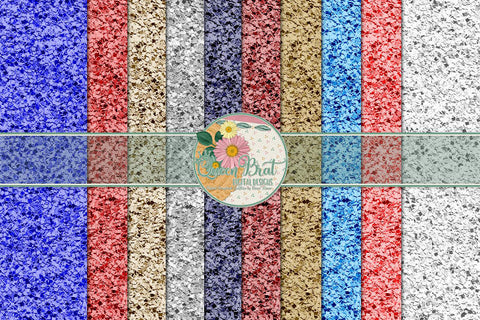 Patriotic Glitter Papers Digital Pattern QueenBrat Digital Designs 