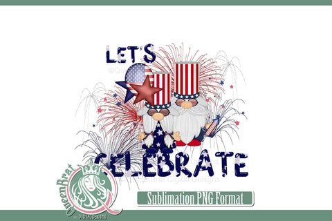 Patriotic Gnome Sublimation Bundle Sublimation QueenBrat Digital Designs 