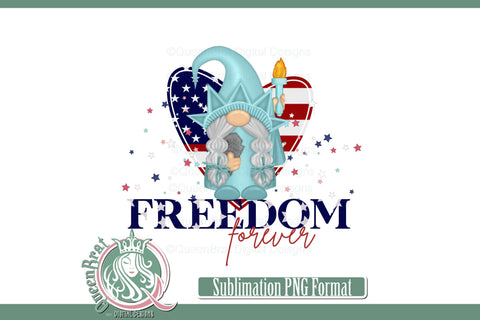 Patriotic Gnome Sublimation Bundle Sublimation QueenBrat Digital Designs 