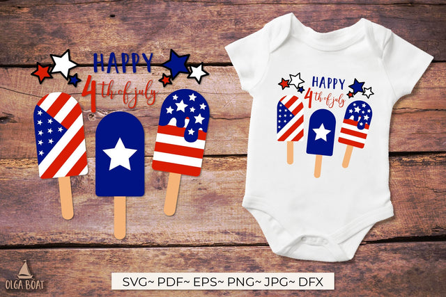 Patriotic Happy 4th of july svg SVG Olga Boat Design 