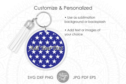 Patriotic keychain, keychain SVG, sublimation PNG SVG Artisan Craft SVG 