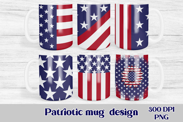 Patriotic mug | 4th of july mug | American mug Sublimation Svetana Studio 