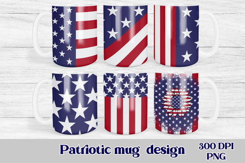 Patriotic mug | 4th of july mug | American mug Sublimation Svetana Studio 