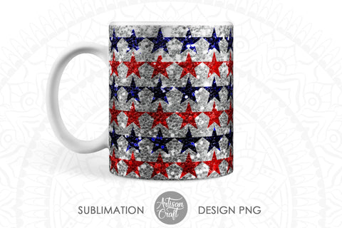 Patriotic mug sublimation Designs for 11 oz SVG Artisan Craft SVG 