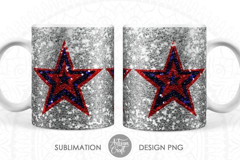 Patriotic mug sublimation Designs for 11 oz SVG Artisan Craft SVG 