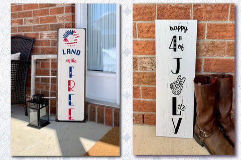 Patriotic porch bundle SVG, July 4th SVG, Fourth of July, Welcome porch sign svg, Independence Day SVG Createya Design 