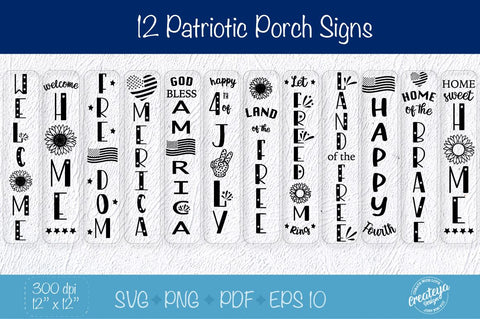 Full Color SVG patriotic font