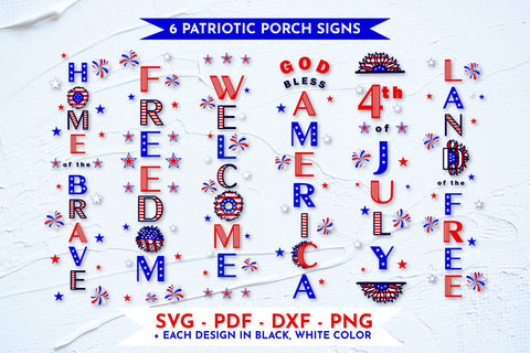 Patriotic porch sign svg Welcome, 4th of july SVG Angelina Semenova 