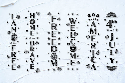 Patriotic porch sign svg Welcome, 4th of july SVG Angelina Semenova 