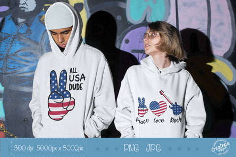 Patriotic Sublimation. 4th of July. American Sunflower. Independence day. Sublimation Createya Design 