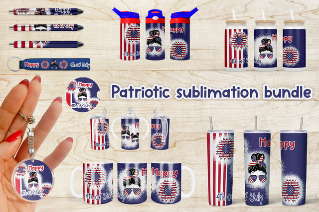 Patriotic sublimation bundle | 4th of july bundle Sublimation Svetana Studio 