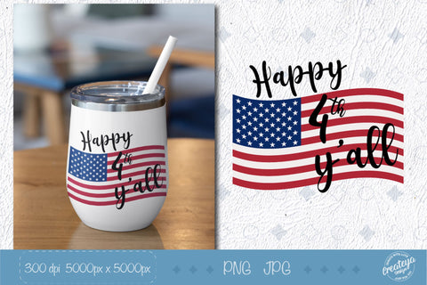 Patriotic Sublimation, My first 4th, American Sunflower Sublimation Createya Design 