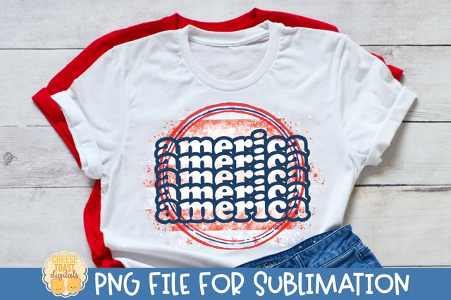 Patriotic Sublimation PNG | America | Fourth of July Sublimation Cheese Toast Digitals 