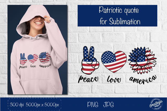 Patriotic Sublimation. Sunflower us flag, 4th of July. Sublimation Createya Design 
