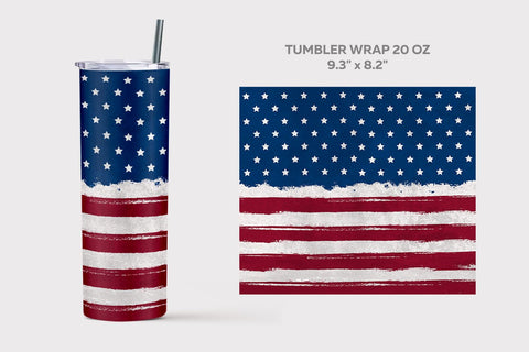 Patriotic sublimation wrap, Patriotic tumbler, USA flag tumbler mug pen Sublimation KMarinaDesign 