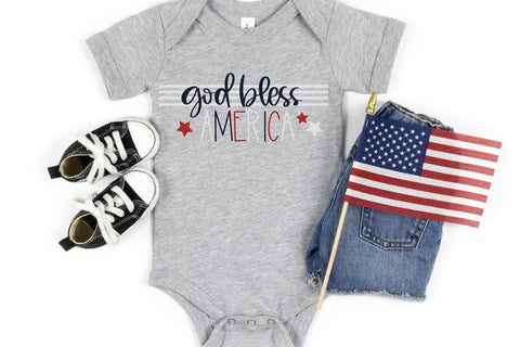 Patriotic SVG Bundle, God Bless America SVG, July 4th Decor SVG Designing Digitals 