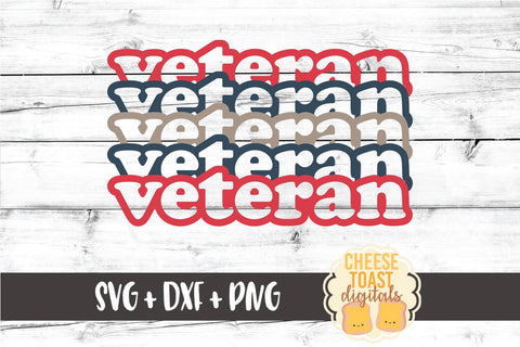 Patriotic SVG | Veteran SVG Cheese Toast Digitals 