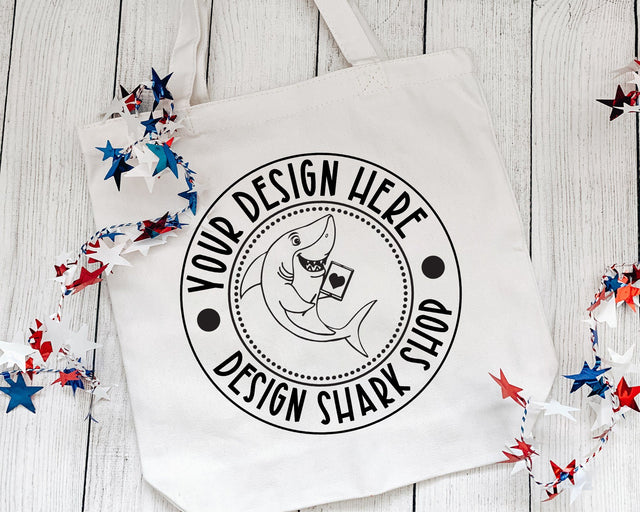 Patriotic Tote Bag Mock Up Mock Up Photo Design Shark 