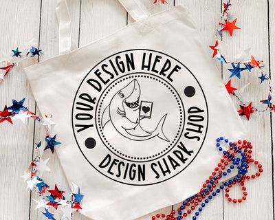 Patriotic Tote Bag Mock Up Mock Up Photo Design Shark 