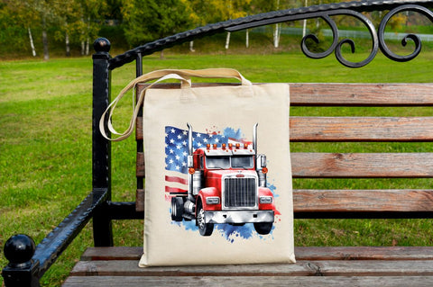 Patriotic Truck Sublimation Clipart Bundle Sublimation Regulrcrative 