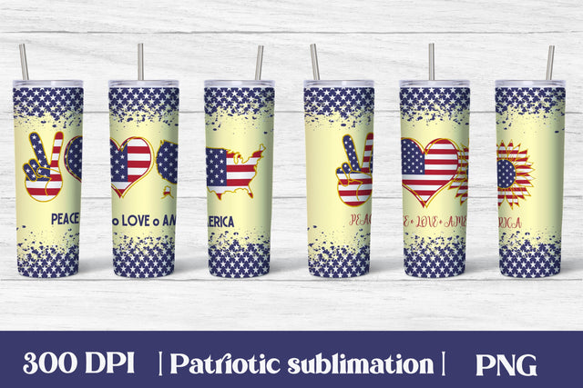 Patriotic tumbler | 4th of july tumbler sublimation Sublimation Svetana Studio 
