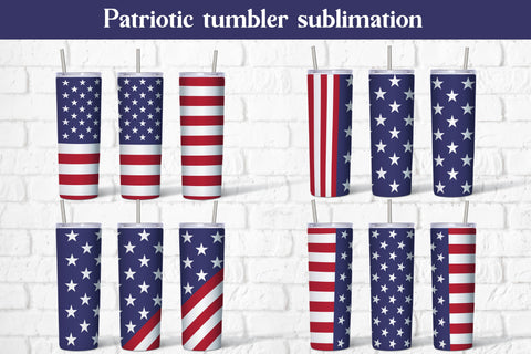 Patriotic tumbler design | 4th of july tumbler sublimation Sublimation Svetana Studio 