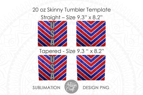 Patriotic tumbler PNG for 20 oz tumbler sublimation SVG Artisan Craft SVG 