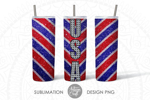 Patriotic tumbler PNG for 20 oz tumbler sublimation SVG Artisan Craft SVG 