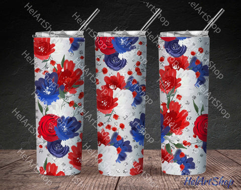 Patriotic Tumbler Sublimation | 4th July PNG Sublimation _HelArtShop_ 
