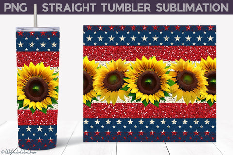 Patriotic Tumbler Wrap | 4th of July Tumbler Sublimation WatercolorColorDream 