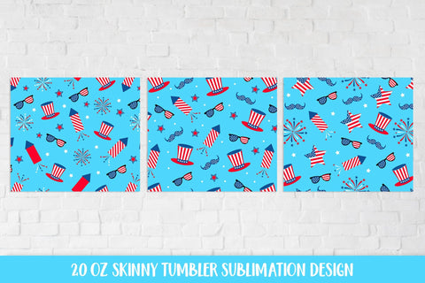 Patriotic Tumbler Wrap Sublimation Designs. 4th of July Tumbler Sublimation LaBelezoka 