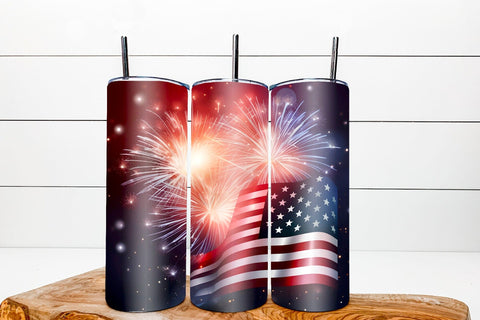 Patriotic tumbler wraps 20 oz, tumbler tamplate. 4th of July Sublimation Angelina Semenova 