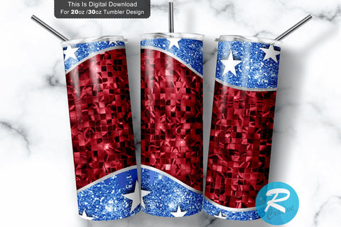 Patriotic USA 20 oz / 30 oz Tumbler PNG Sublimation Regulrcrative 
