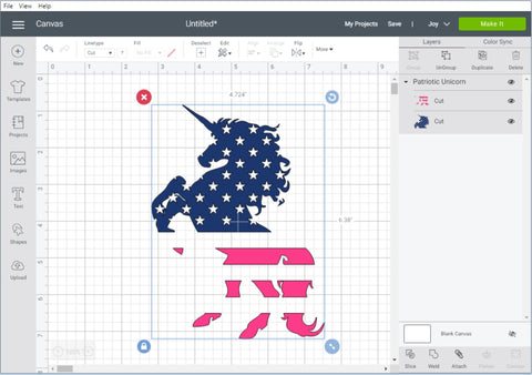 Patriotic USA Unicorn SVG SVG CreativeStudioTM 