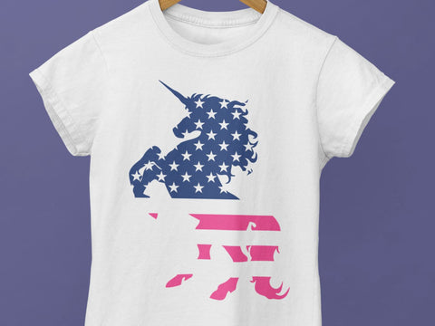 Patriotic USA Unicorn SVG SVG CreativeStudioTM 