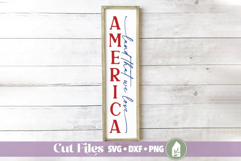 Patriotic Vertical Porch Sign SVG Bundle SVG LilleJuniper 