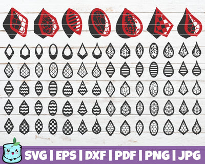 Pattern Earrings Bundle SVG MintyMarshmallows 