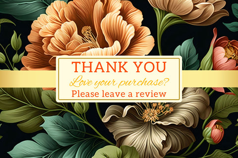 pattern with flowers and leaves Digital Pattern FloridPrintables 