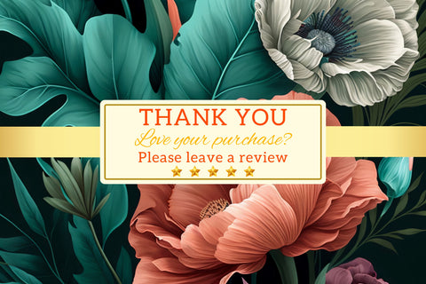 pattern with flowers and leaves Digital Pattern FloridPrintables 