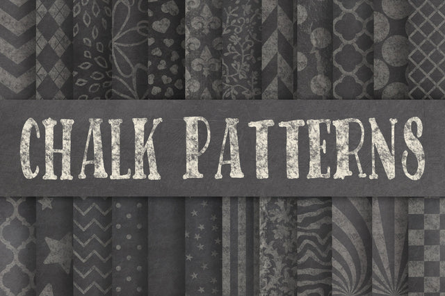 Patterned Chalk Textures Digital Paper Sublimation Old Market 