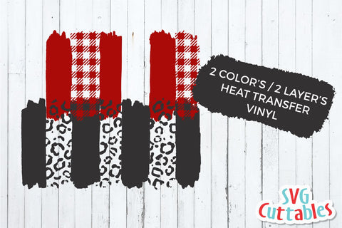 Patterned Paint Strokes Svg Cuttables 