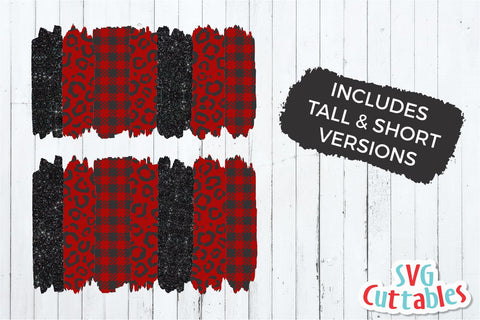 Patterned Paint Strokes Svg Cuttables 