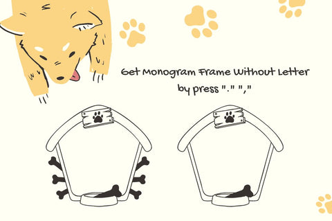 Paw House Monogram Font Attype studio 