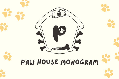 Paw House Monogram Font Attype studio 